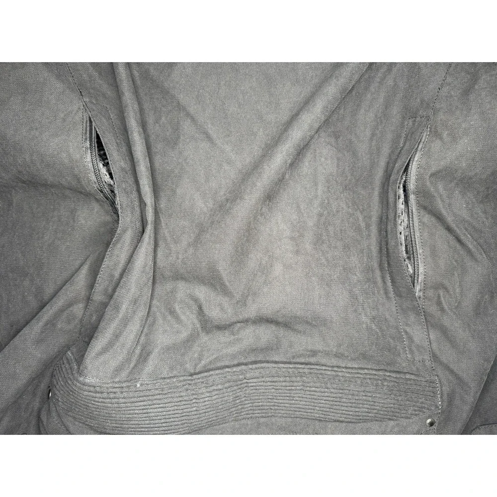 Street & Steel Black Padded Motorcycle Riding Jacket‎ Brotherhood Patch Sz XL